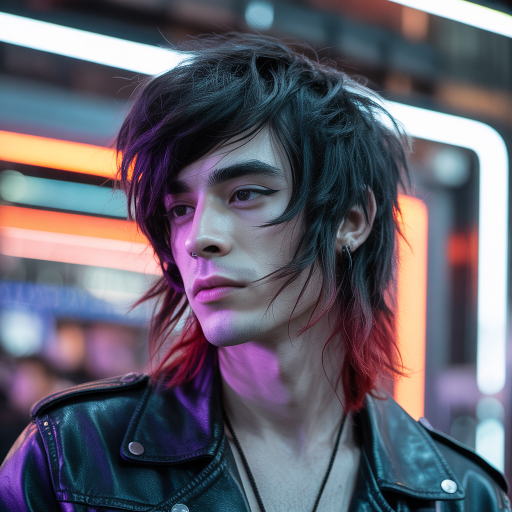 emo hairstyles men