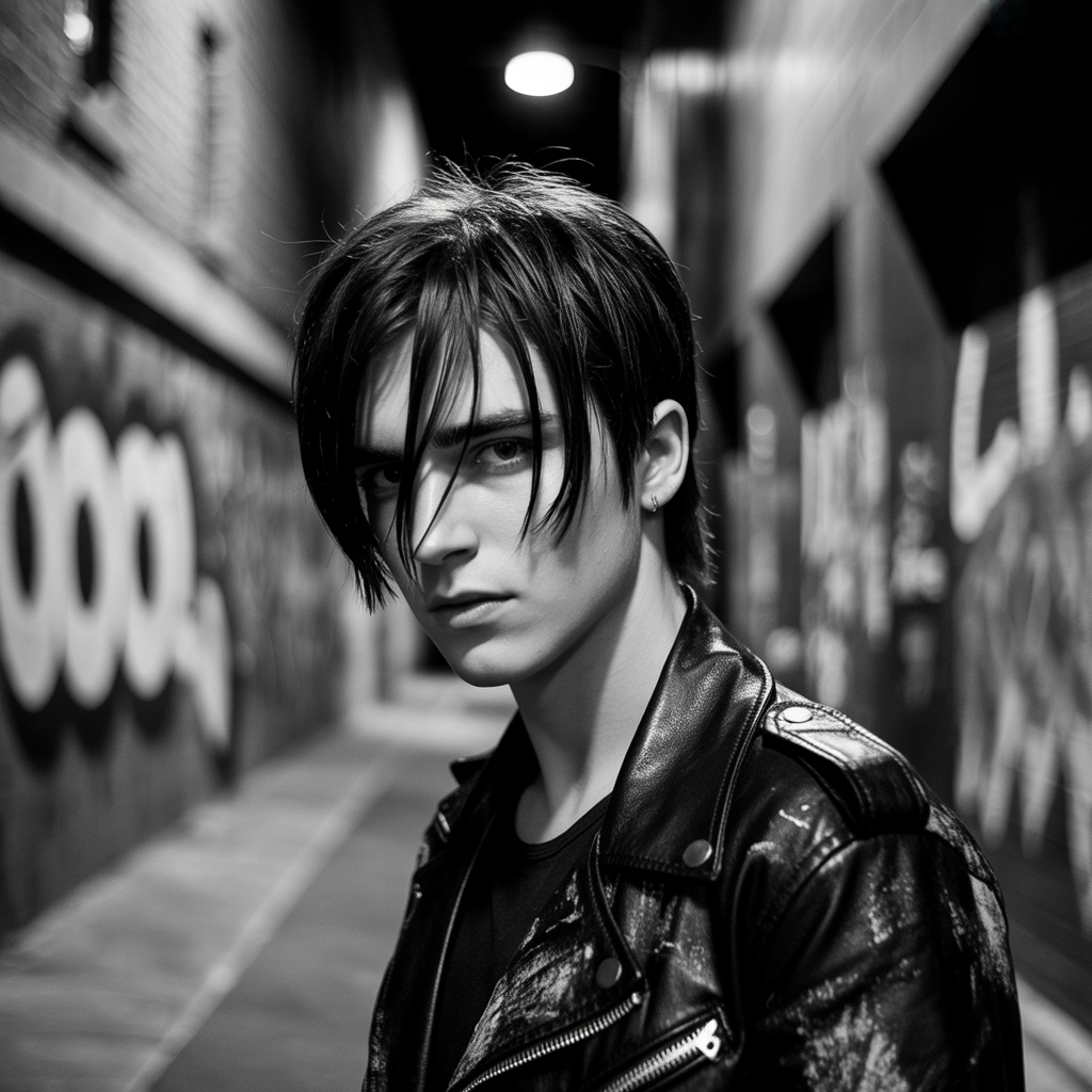 emo hairstyles men