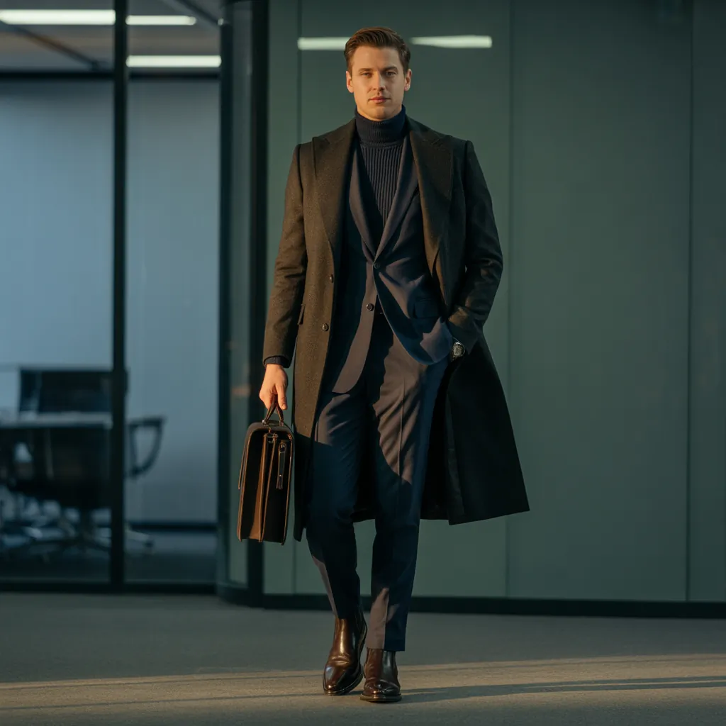 essential winter work outfits for men