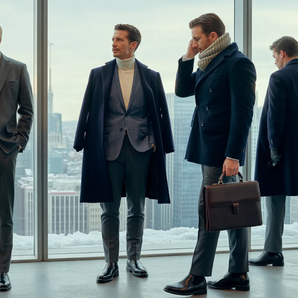 essential winter work outfits for men
