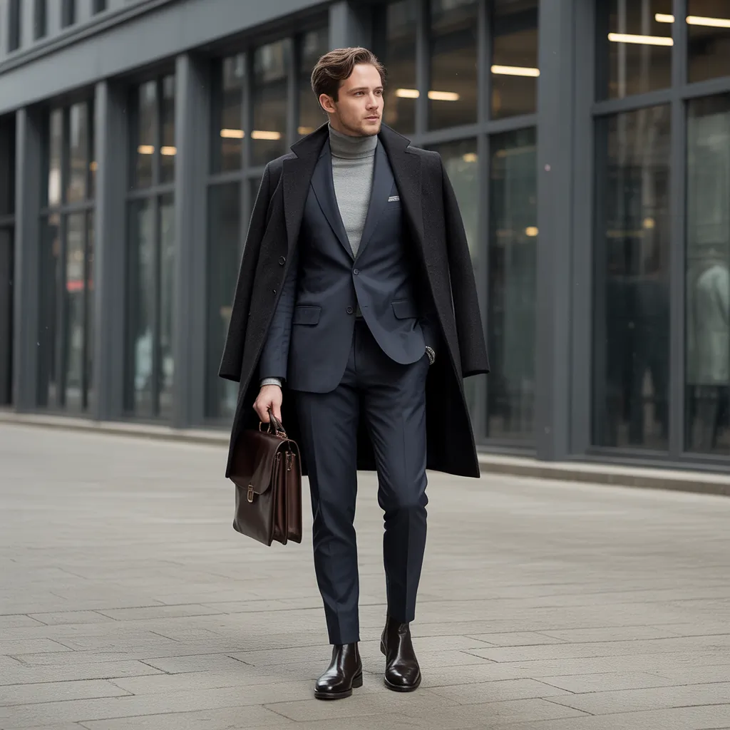 essential winter work outfits for men