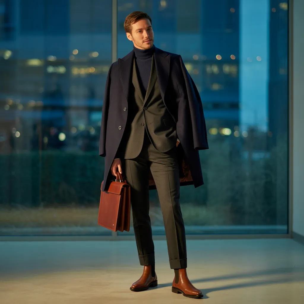 essential winter work outfits for men
