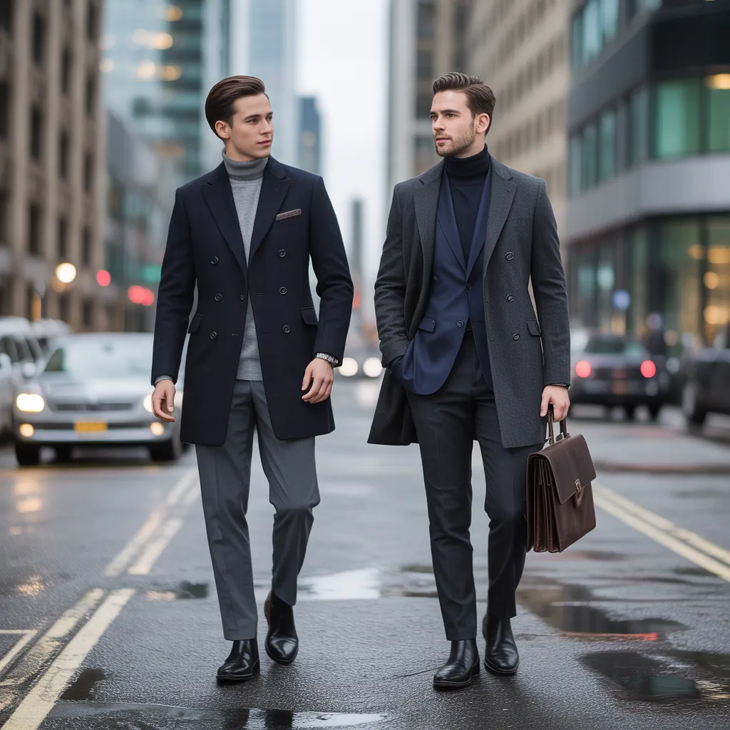 essential winter work outfits for men