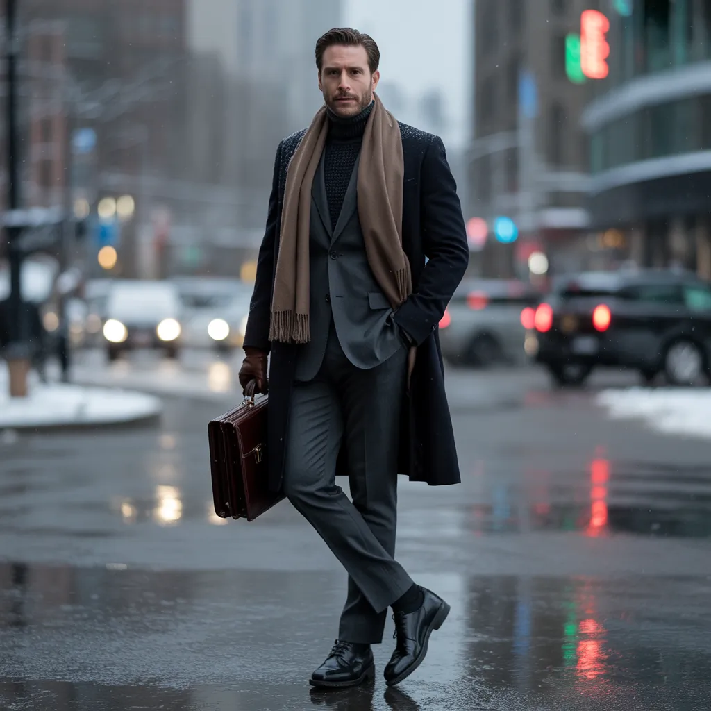 essential winter work outfits for men