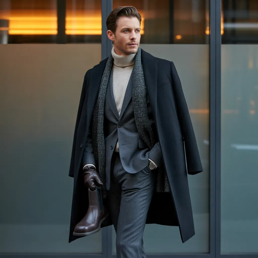 essential winter work outfits for men
