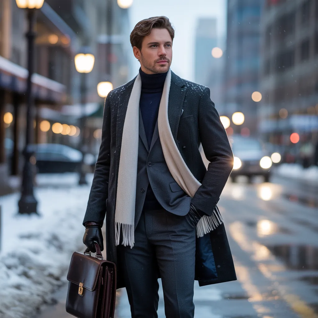 essential winter work outfits for men