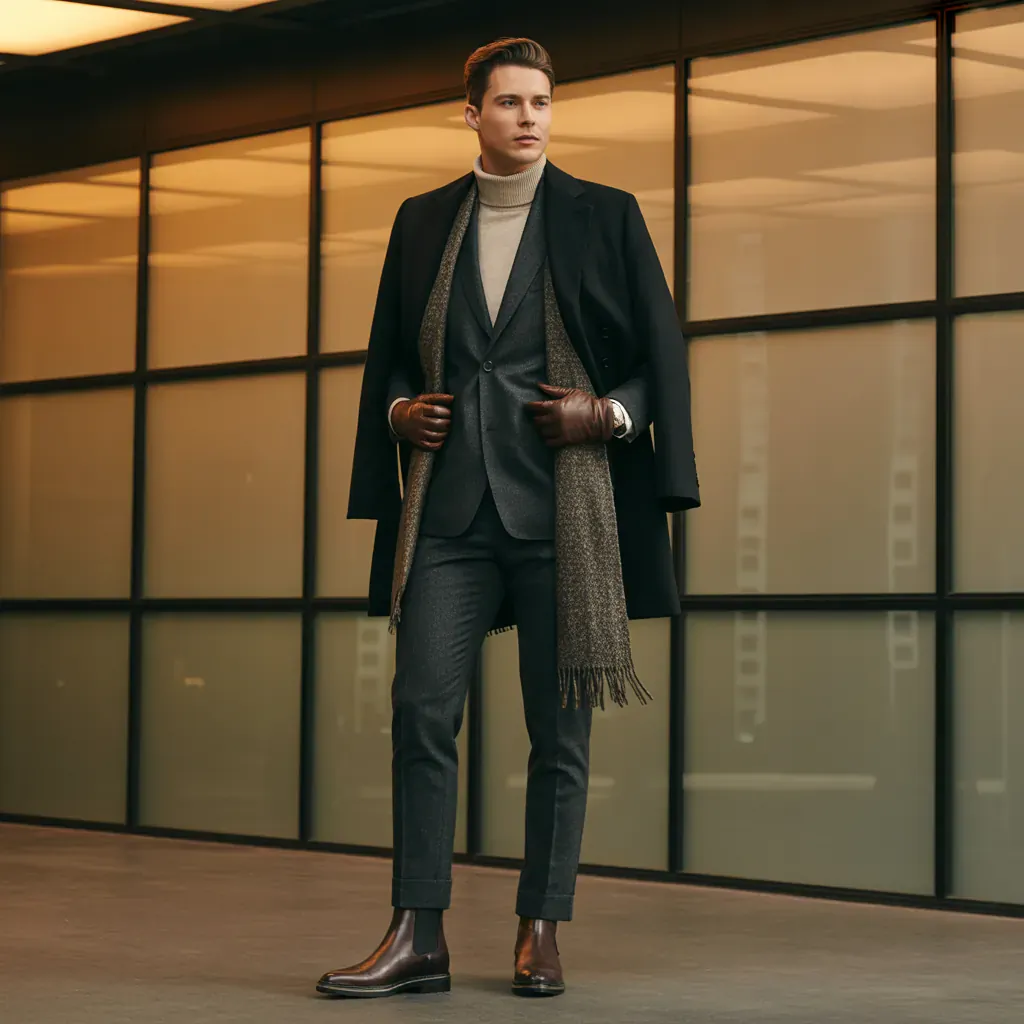 essential winter work outfits for men