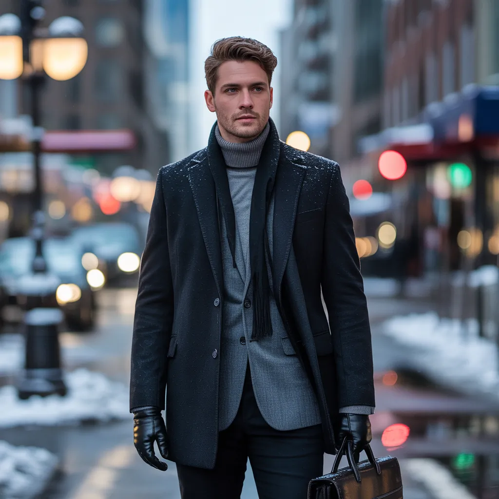 essential winter work outfits for men