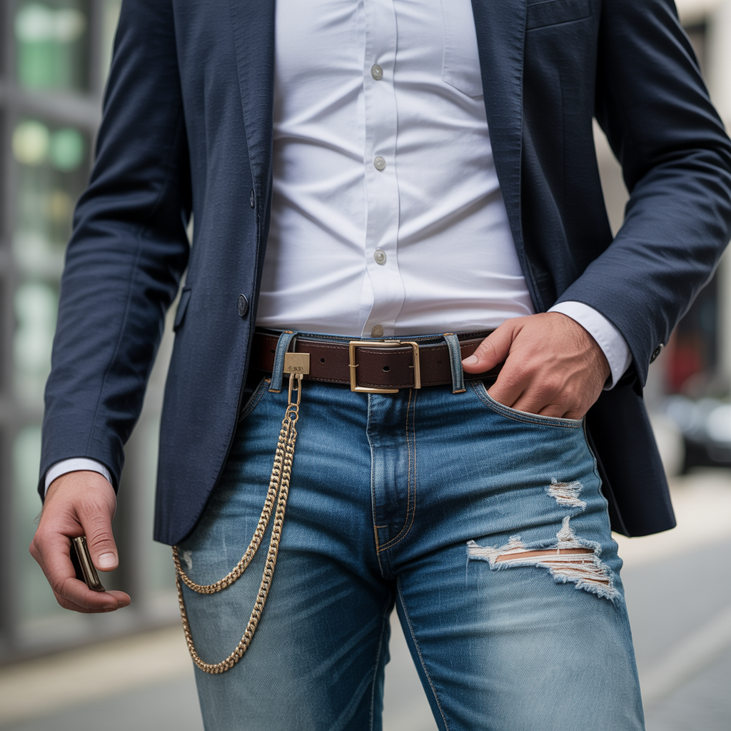 everything you need to know about wearing wallet chains