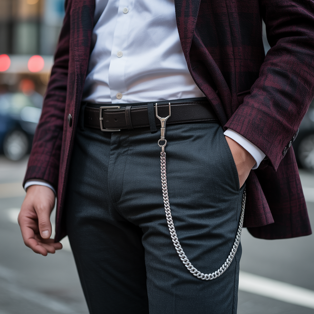everything you need to know about wearing wallet chains