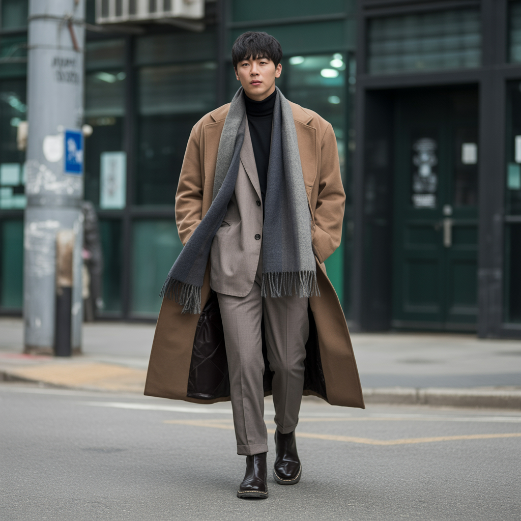 explore korean mens winter outfit ideas