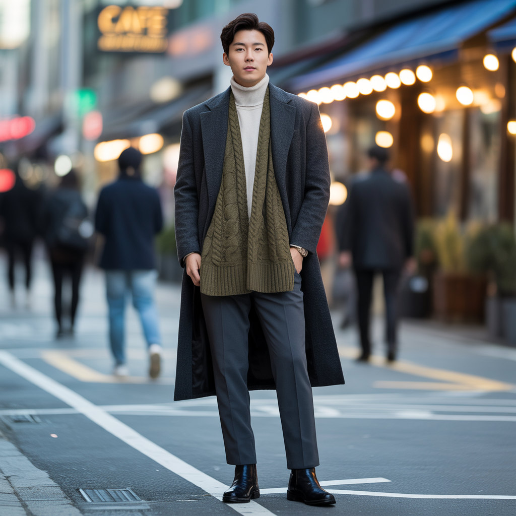 explore korean mens winter outfit ideas