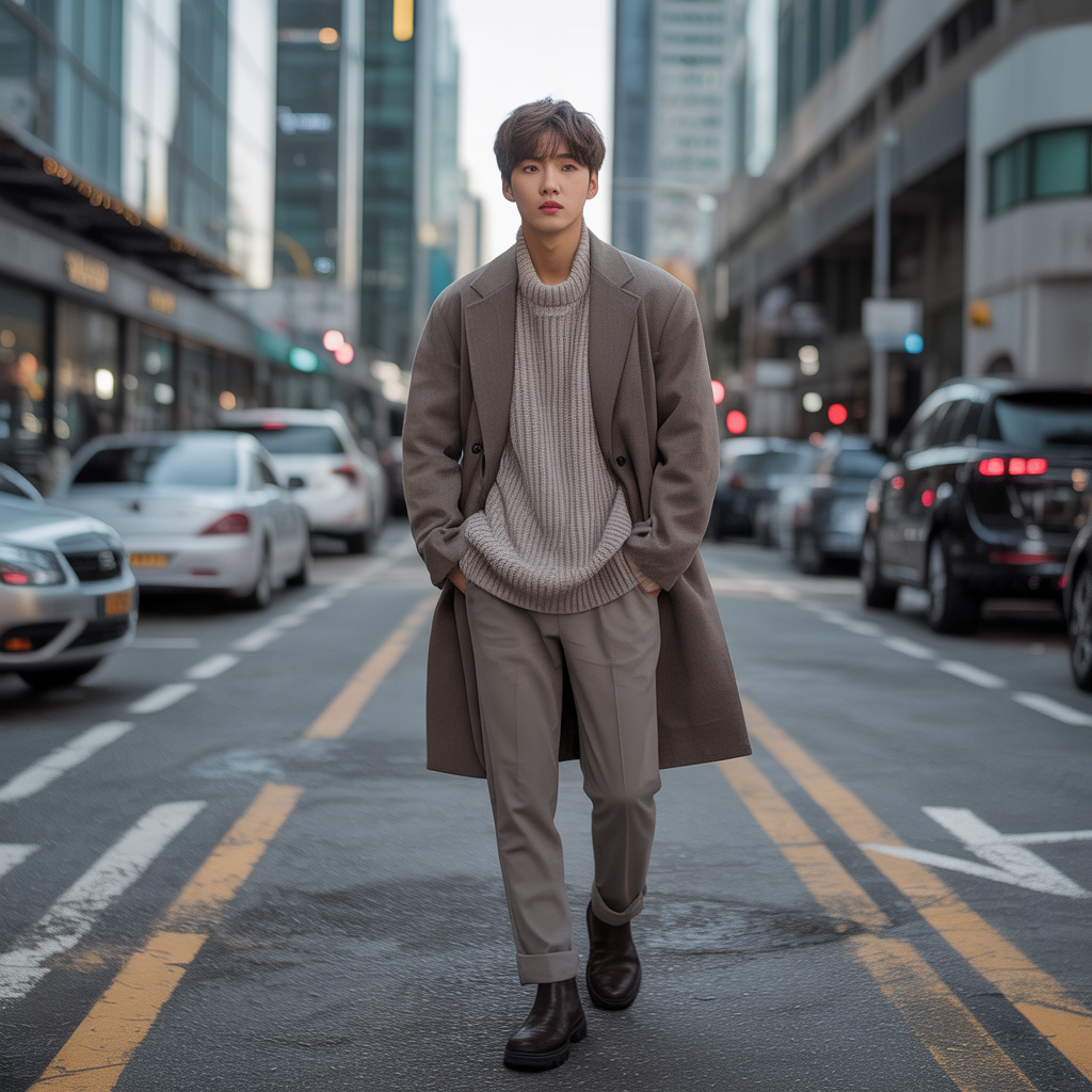 explore korean mens winter outfit ideas