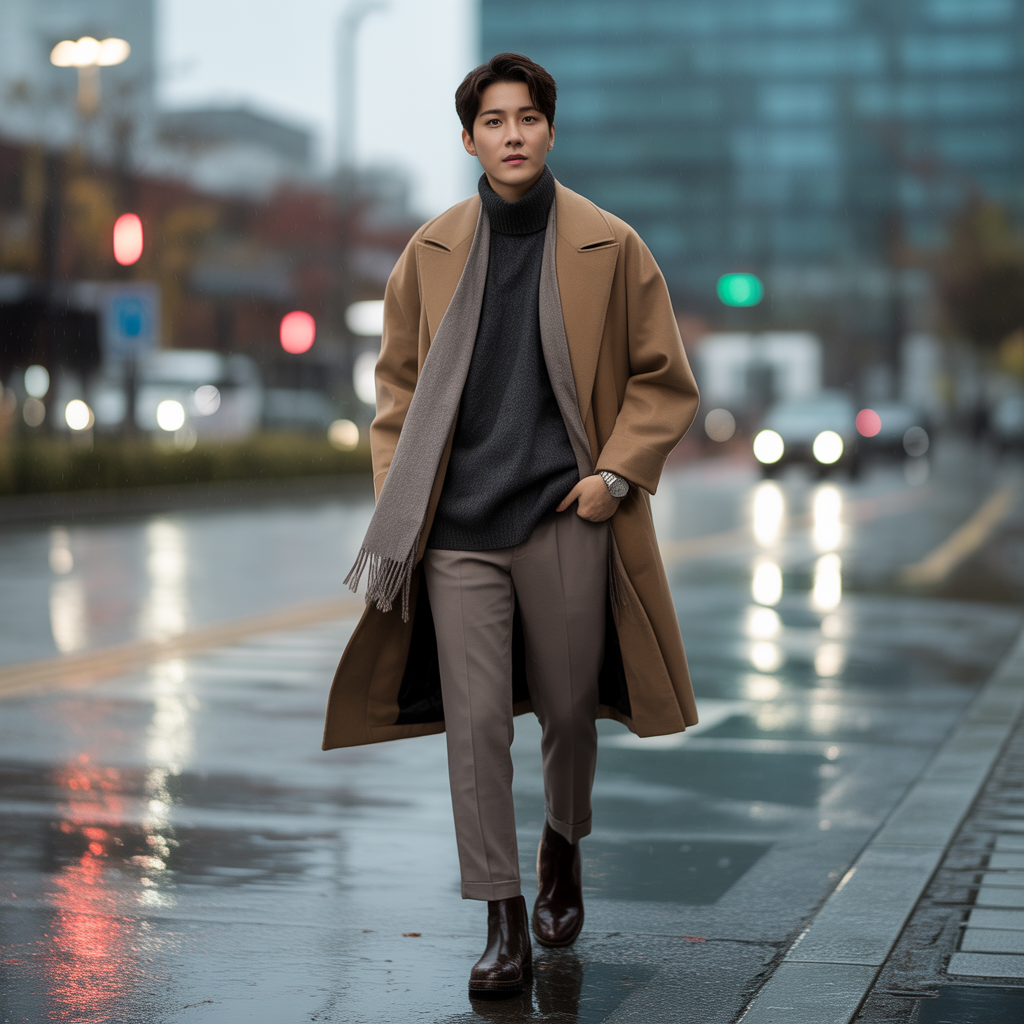 explore korean mens winter outfit ideas