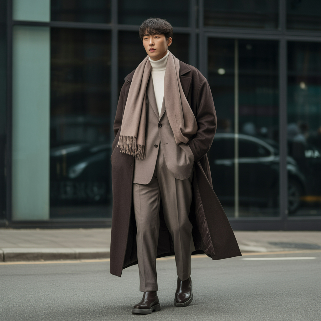 explore korean mens winter outfit ideas
