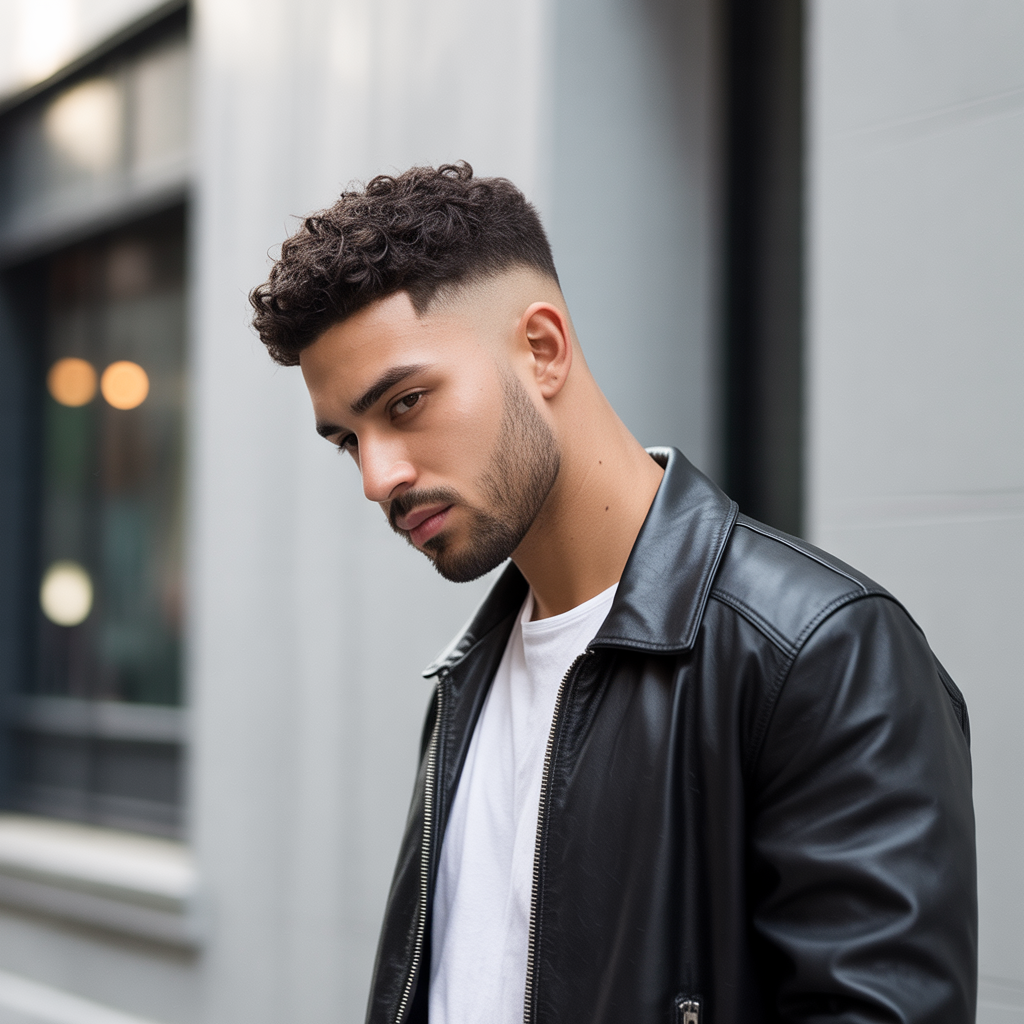 fade haircut ideas for curly hair