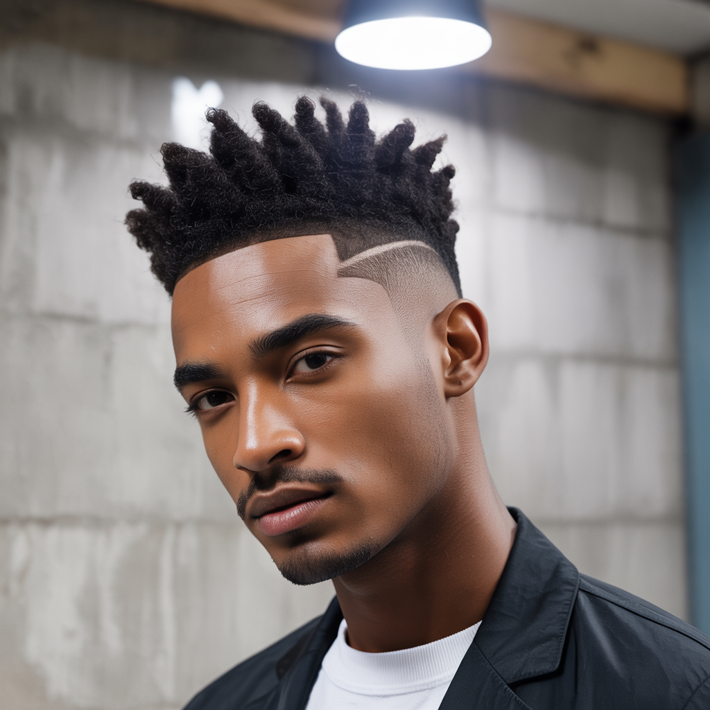 fade haircut ideas for curly hair