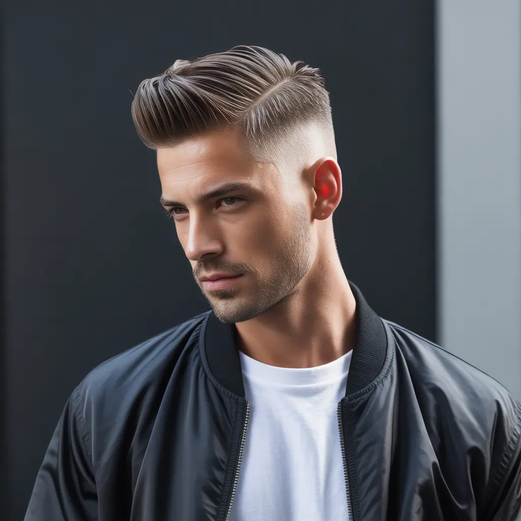 fade haircut ideas with long hair on top