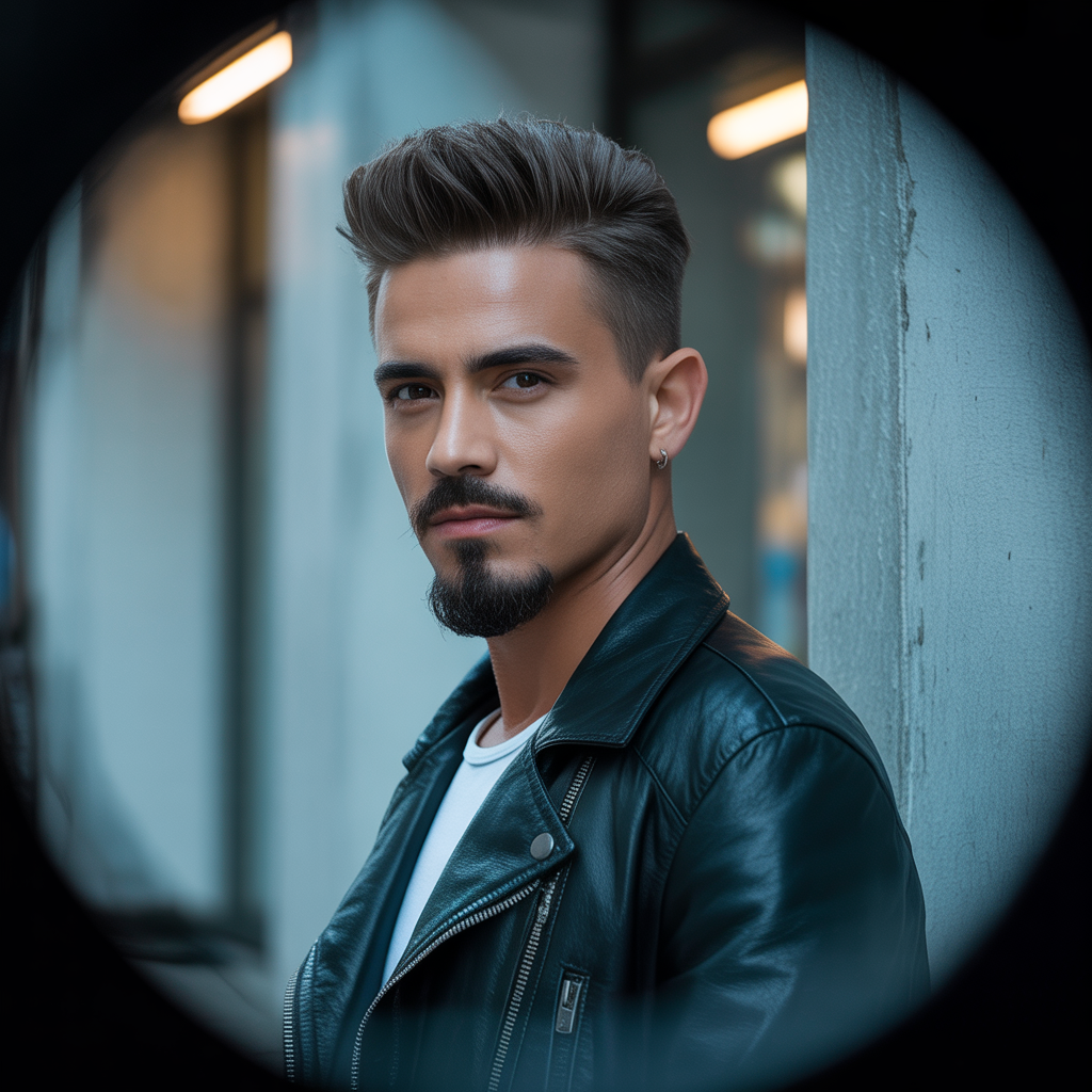 fade haircut with goatee ideas