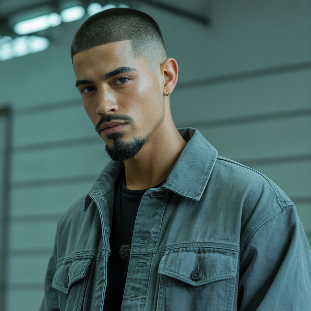 fade haircut with goatee ideas