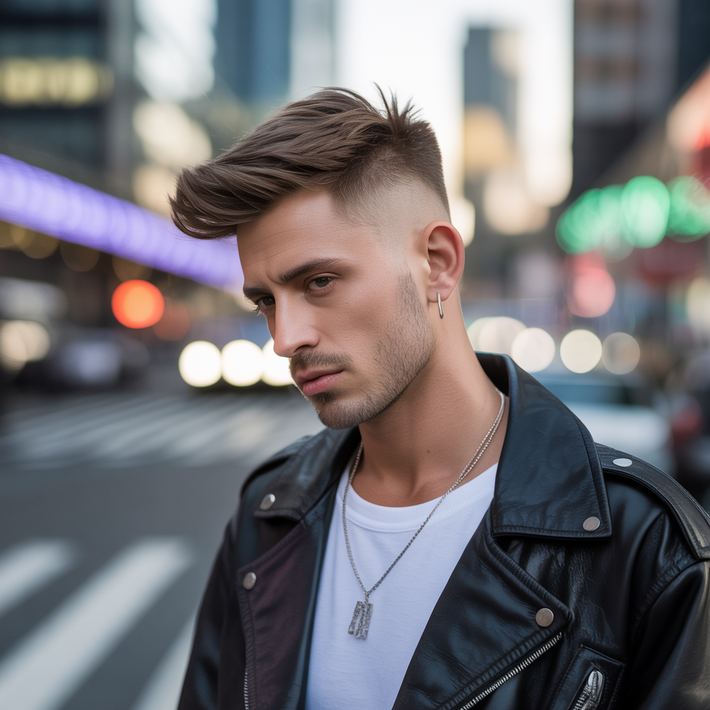 fade mullet