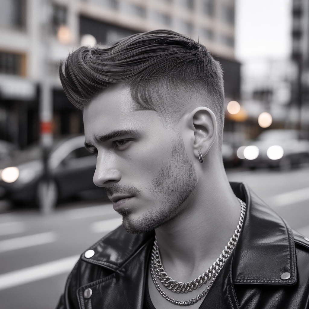 fade mullet