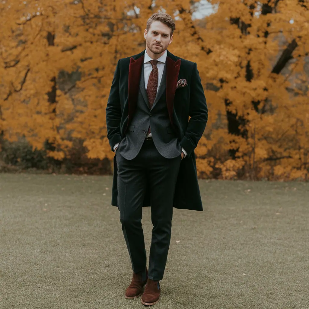 fall wedding outfits for men