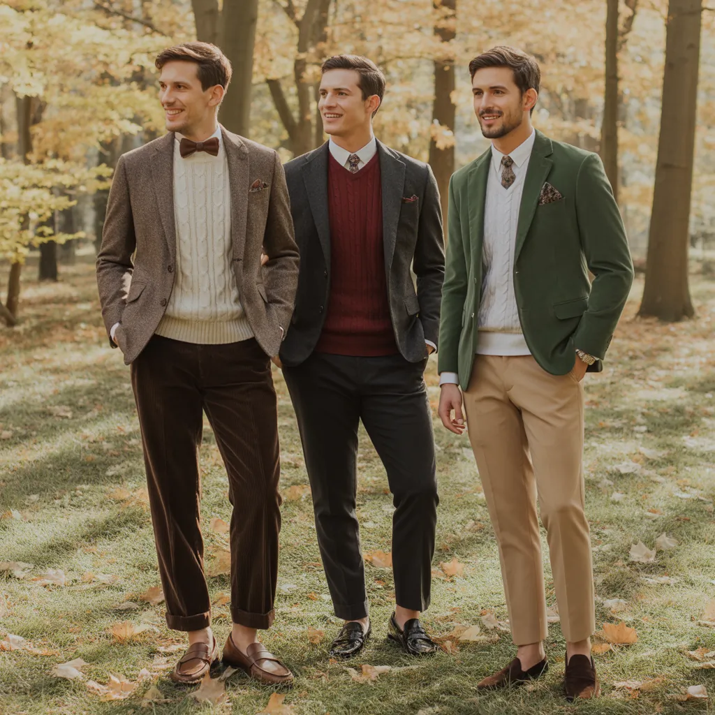 fall wedding outfits for men