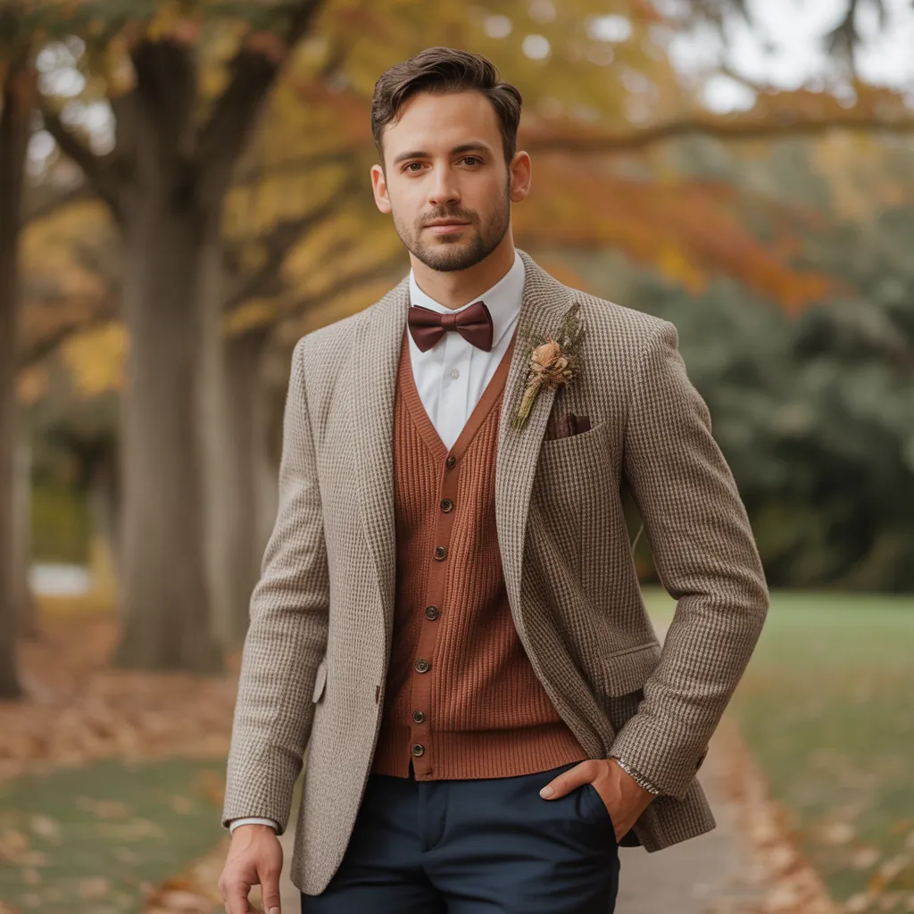 fall wedding outfits for men