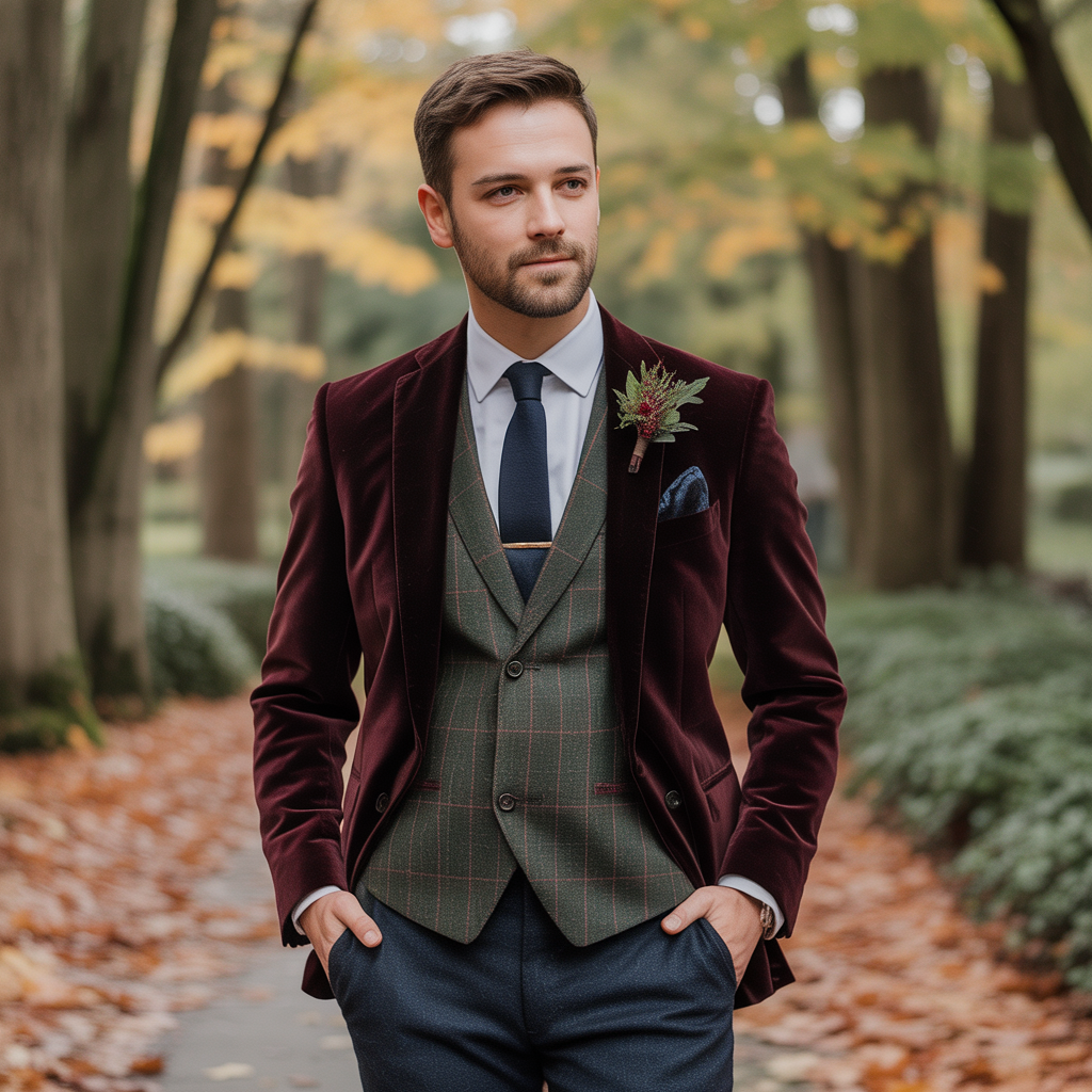 fall wedding outfits for men