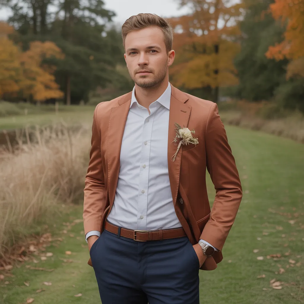 fall wedding outfits for men