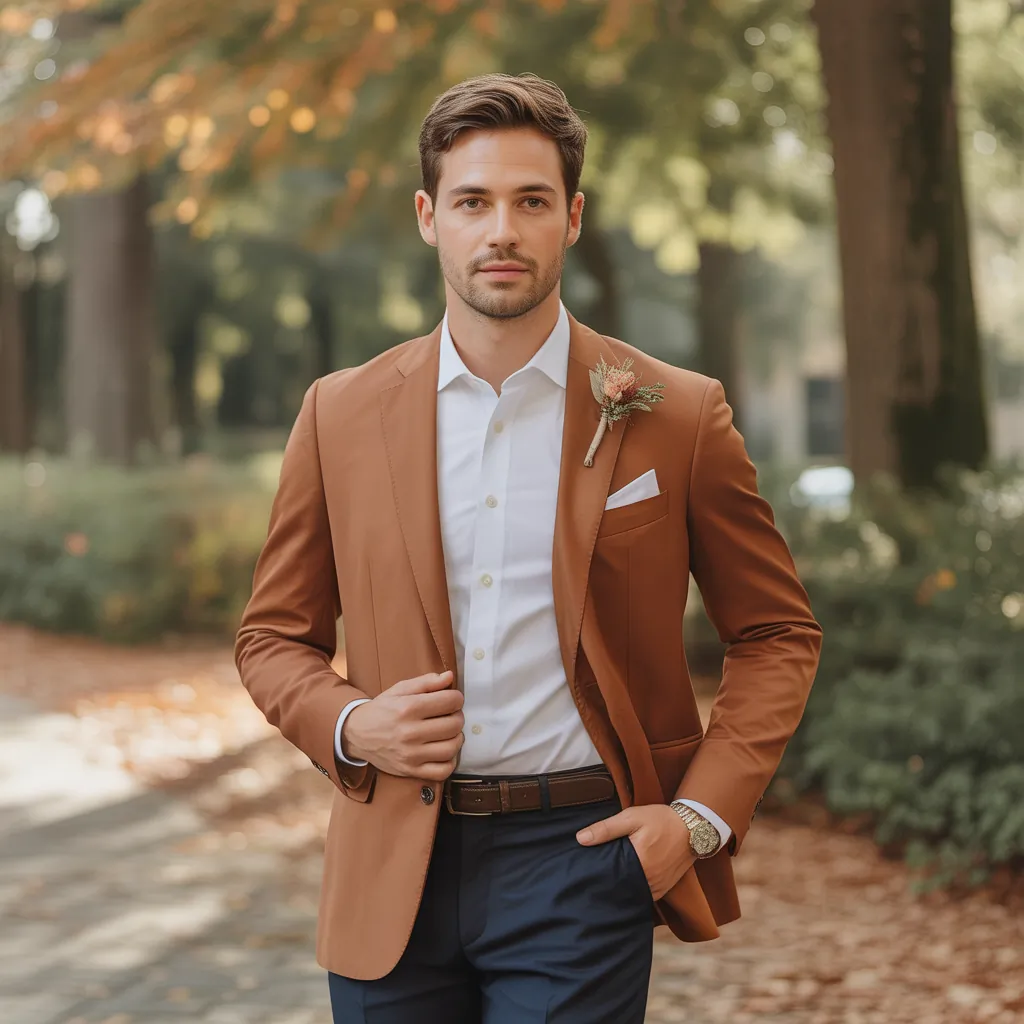 fall wedding outfits for men
