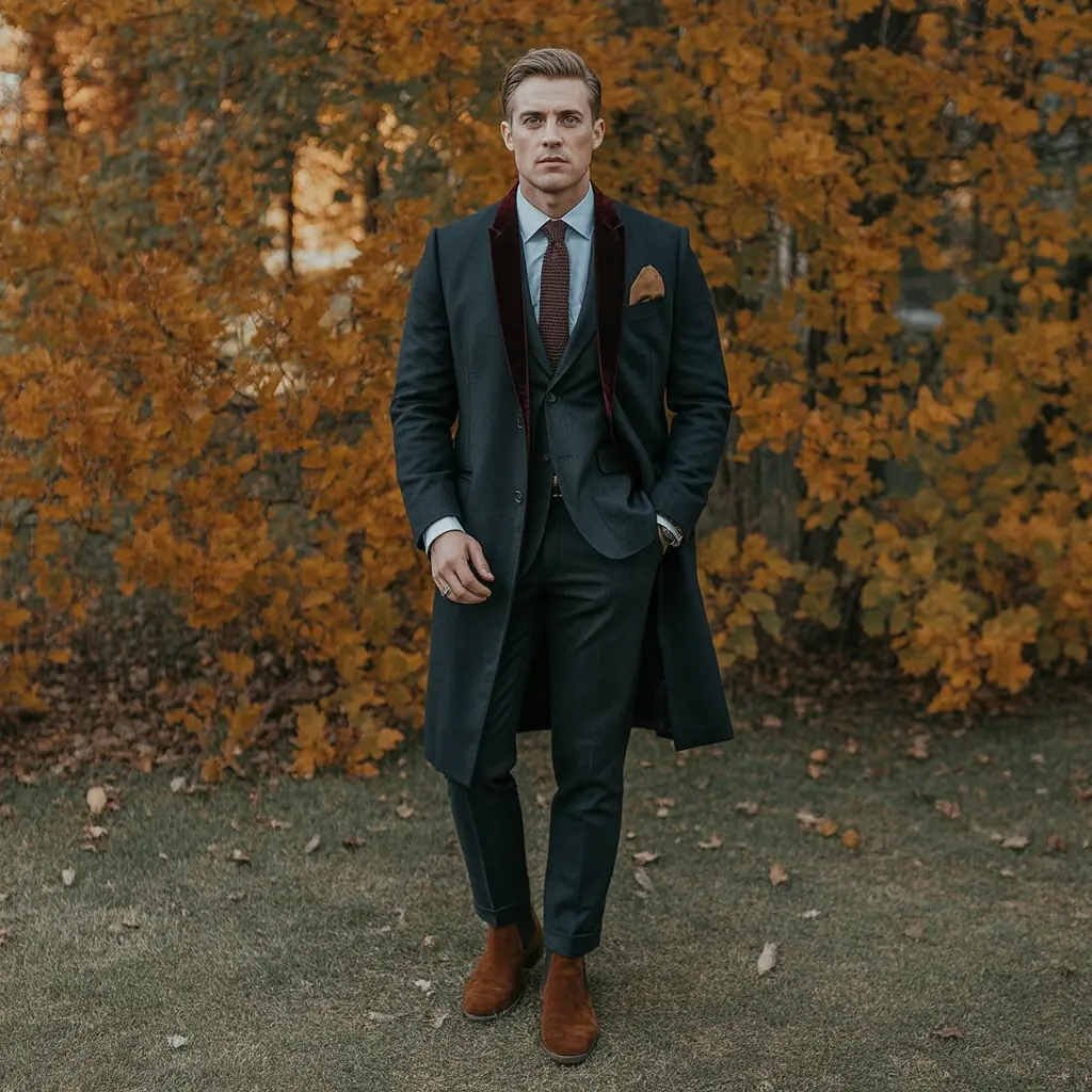 fall wedding outfits for men