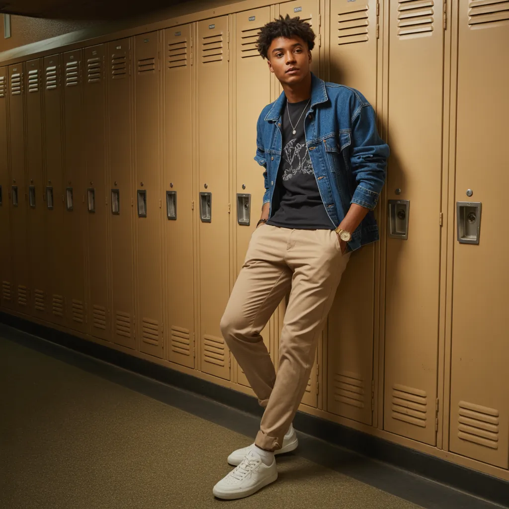 first day of school outfit highschool