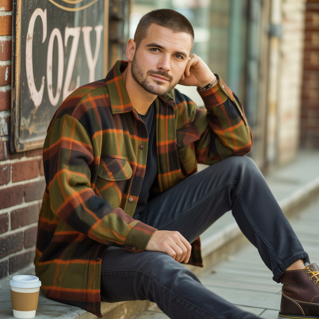 flannel outfits men
