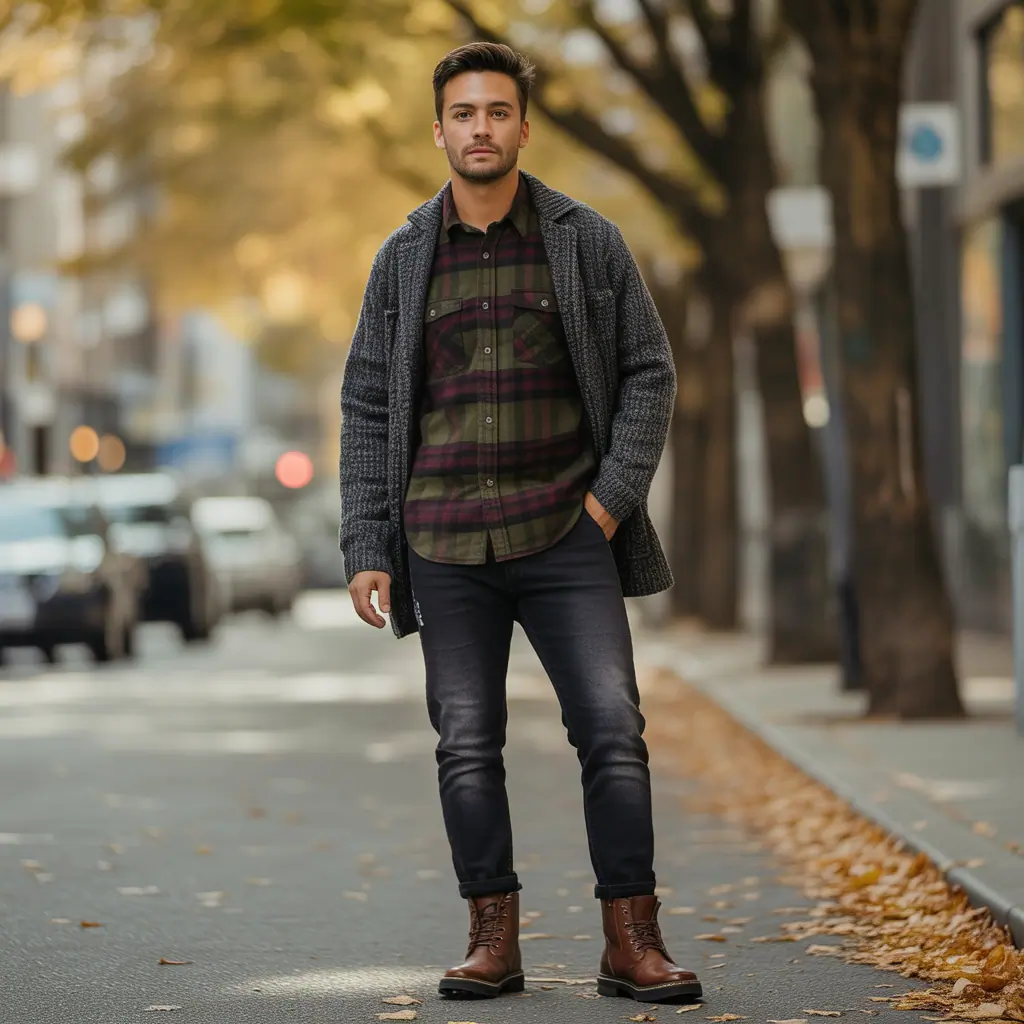 flannel outfits men