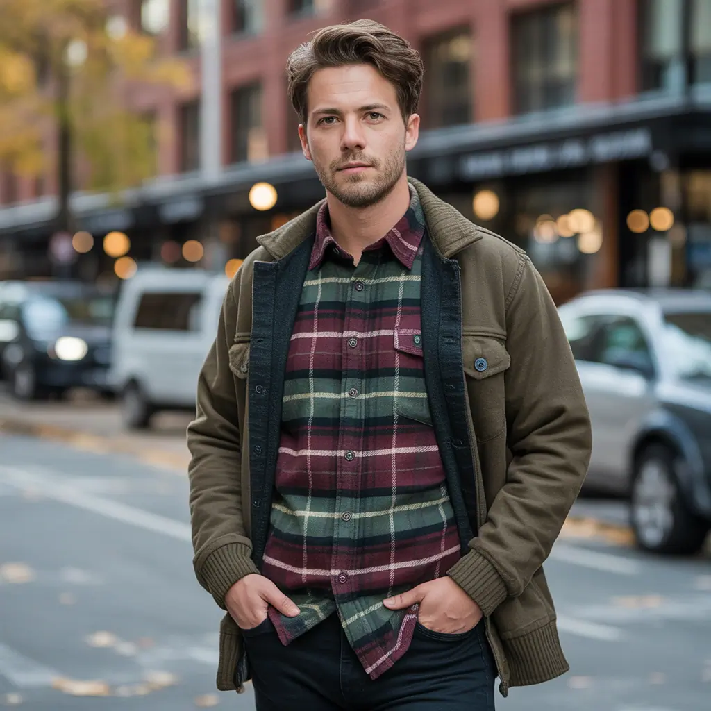 flannel outfits men
