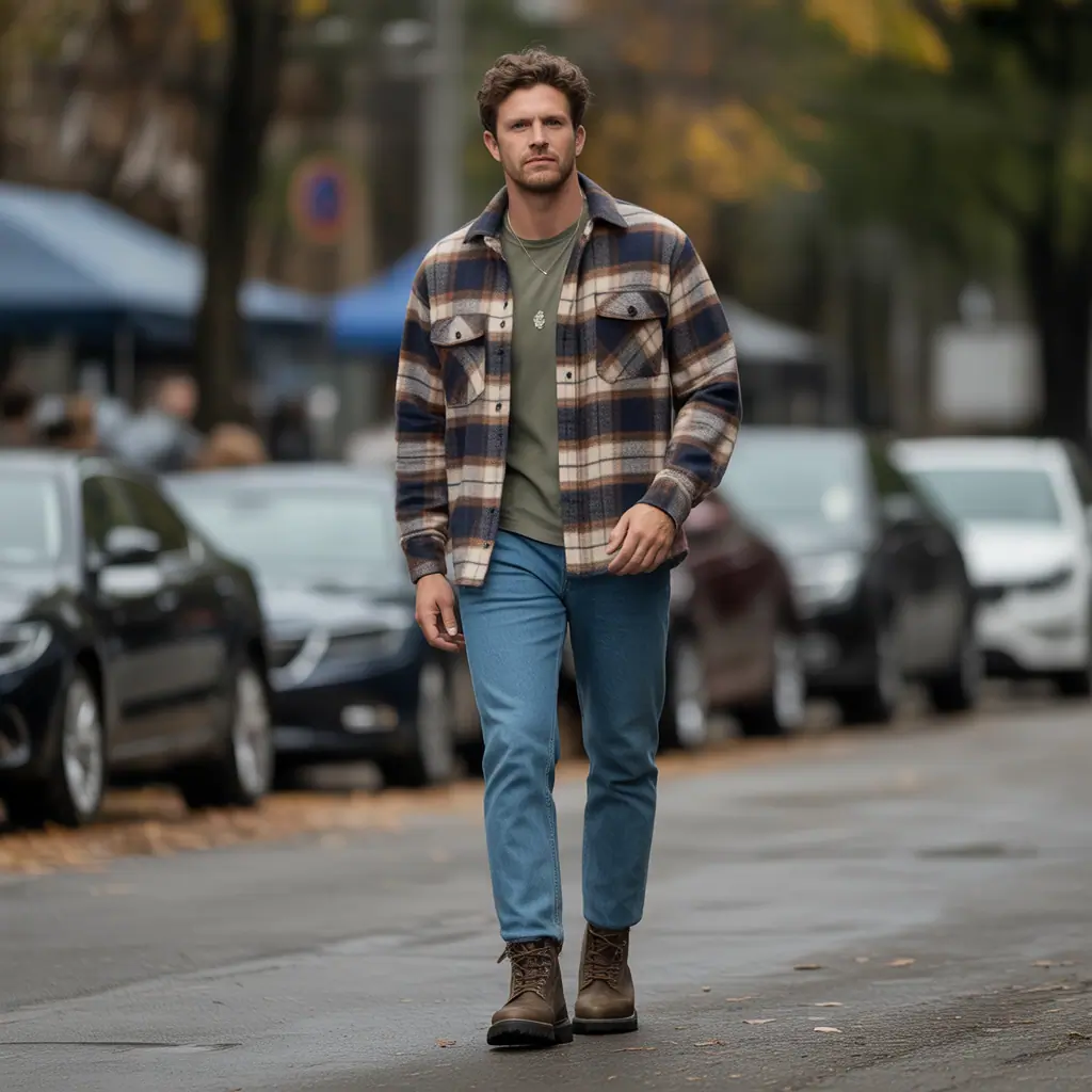 flannel outfits men