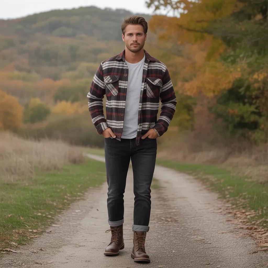 flannel shirt outfit