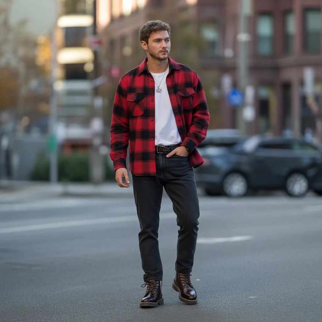 flannel shirt outfit