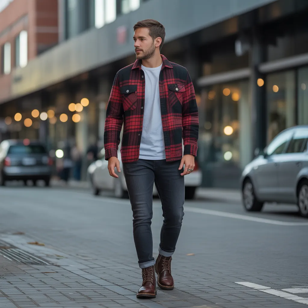 flannel shirt outfit
