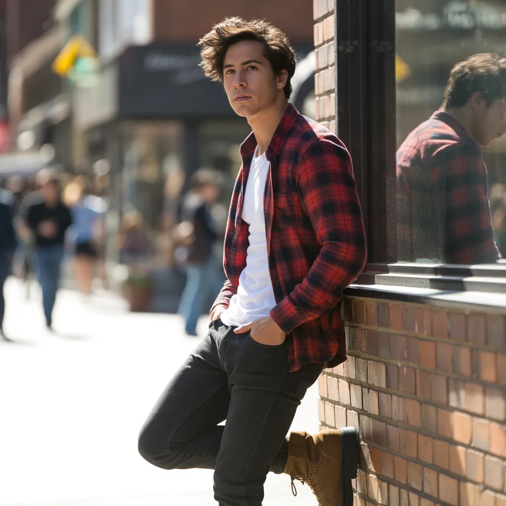 flannel shirt outfit