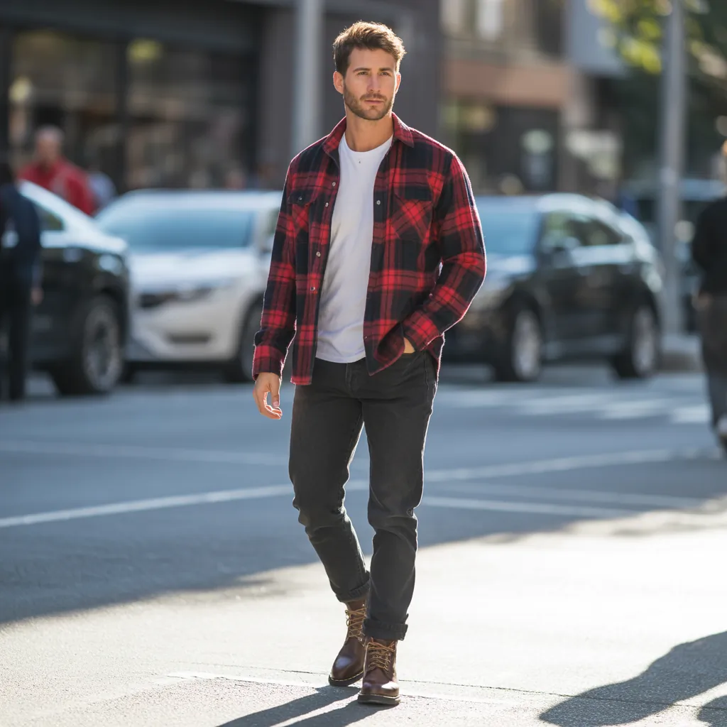flannel shirt outfit