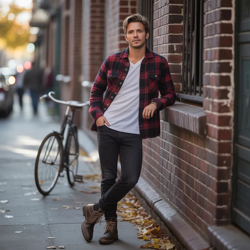 flannel shirt outfit