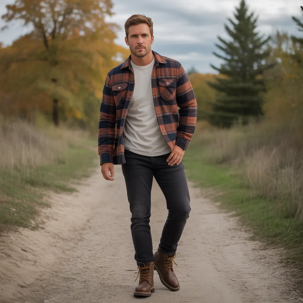 flannel shirt outfit