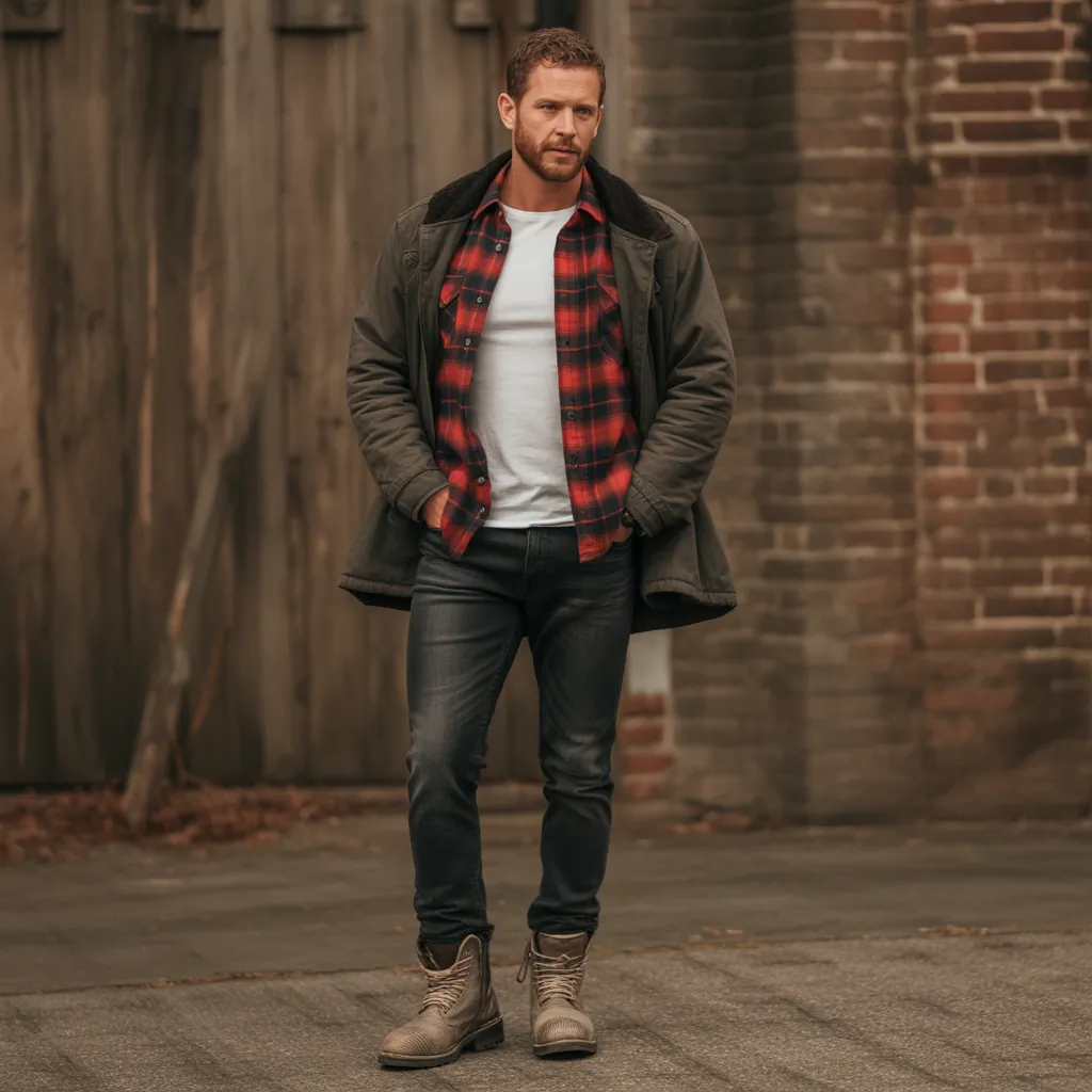 flannel shirt outfit