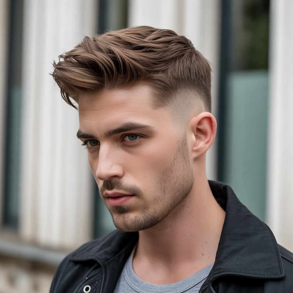 flow haircut ideas with short sides