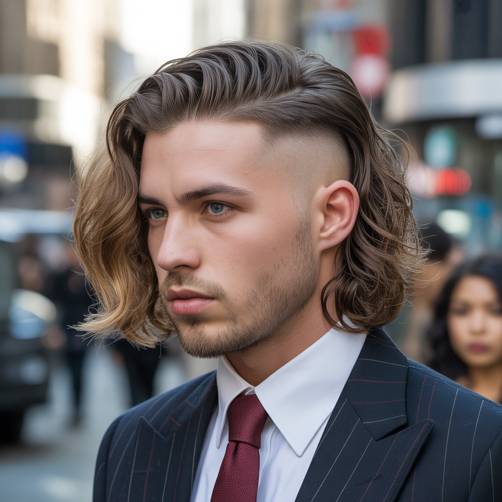 flow haircut ideas with short sides