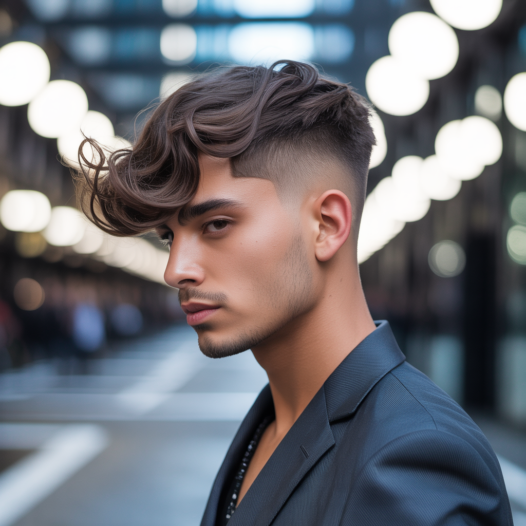 flow haircut ideas with short sides
