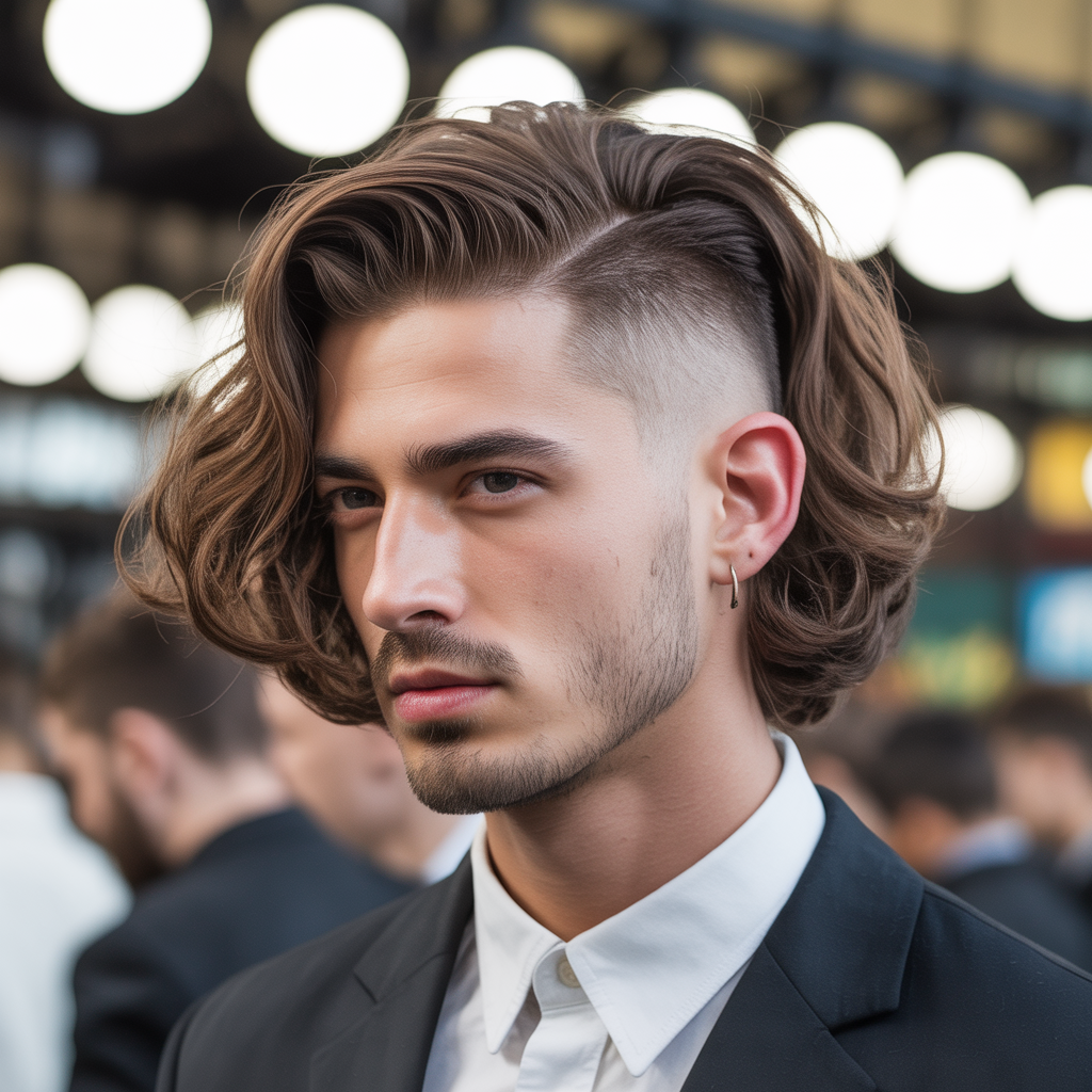 flow haircut ideas with short sides